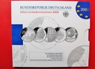 Bundesrepublik Deutschland 10 Euro Silber-Gedenkmünzenset BRD 10 € Silber Gedenkmünzenset Blister 2008 PP Polierte Platte Original