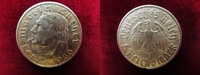 Drittes Reich 5 Mark Deutschland - Deutsches Reich - Martin Luther - kl.Rdf., besserer Buchstabe!