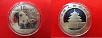 China 10 Yuan Silber, Panda, Silberpanda, 1 Unze, Silberunze, 31,1g -