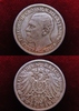 Mecklenburg-Strelitz 2 Mark Adolf Friedrich V. - feine alte Patina - Zwei Mark - Kaiserreich - Erhaltung!