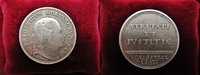 Brandenburg-Preussen Silbermedaille Preussen Medaille 1740 Friedrich II., v. Barbiez - Huldigung Friedrich der Große