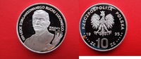 Polen 10 Zloty Ludoweco - Wicenty Witos - Silber - feine Kratzerchen auf AV. - 10 Zlotych