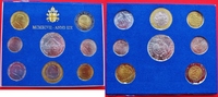 Vatikan KMS 8 Münzen - incl. 1000 Lire 1997 - Kursmünzensatz - Johannes Paul II.
