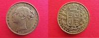 Grossbritannien Sovereign 1 Pfund - GOLD - United Kingdom - Victoria - young head - Wappen - Wappentyp