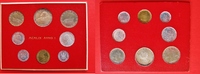 Vatikan KMS 8 Münzen - incl. 500 Lire 1959 - Kursmünzensatz - Johannes Paul II. - selten