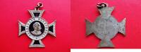 Rönsahl / Kaiserreich / Preussen Kreuz Rönsahler Wehrverein - Büste Kaiser Wilhelm II. n.r. - tragbar ss