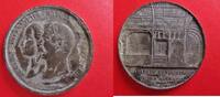 Frankreich / France Medaille Zink - Medaille von Caqué, Eugénie & Napoleon III. / Industriepalast, -