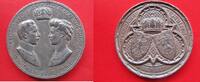 Brandenburg-Preussen / Deutsches Reich Bleimedaille a.d.Vermählung d. Kronprinzen Friedrich Wilhelm mit Cecile von Mecklenburg -