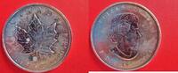 Kanada 5 Dollars Canada 5 $ Dollar - Silber - Maple Leaf mit Privy Mark (Beizeichen) F 15 F15 -