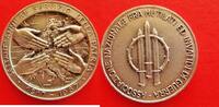 Italien / Krieg und Frieden Medaille versilbert - 70 Jahre Dienst für das Vaterland - Verein f. Kriegsinvaliden -