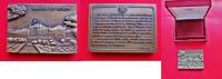 Portugal / Lissabon schwere Bronze-Plakette Plakette - Palacio de Belem - Belem-Palast - Lisboa - Lissabon -