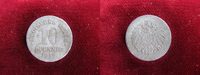 Deutsches Reich 10 Pfennig Kaiserreich, Zink, ohne Mzz., Perlkreis, selten, Kriegsgeld, Ersatzmünze