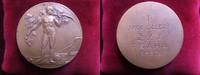 RDR / Böhmen Bronzemedaille CSSR, von Vicek, Preismedaille, 1. Preis im Sport, Prag (Praha)
