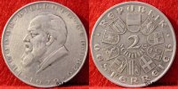 Österreich 2 Schilling Zwei Schilling Theodor Billroth *1829 100. Geburtstag, Silber, Gedenkprägung, -
