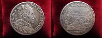 Italien / Vatikan Piastra Kirchenstaat, Scudo, Innocenz XII. 1691-1700, Empfang des Manna in Wüste, RAR!