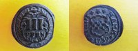 Hamm 3 Pfennig Stadt, 3 Pf., Rand beschnitten,