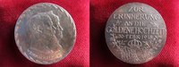 Bayern Goldene Hochzeits-Erinnerungsmünze Medaille Weihnachten 1918 Goldene Hochzeit Ludwig III. + Marie Therese, Eisen,