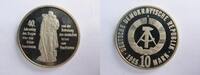 DDR 10 Mark 40. Jahrestag der Befreiung vom Hitler Faschismus, Proof, -