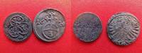 RDR / Österreich / Schlesien III Heller Breslau Cu 3 Heller Kipper, seltener, dazu noch 1 Gröschel 1624 Breslau