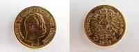 Hessen 10 Mark Ludwig III., Großherzog von Hessen, 10 Goldmark, GOLD, J.213, selten,