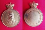 Sachsen-Weimar Medaille vergoldete und gekrönt, Prinz Hermann 1825-1901, Hunde-Ausstellung, -