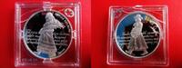 Lettland 1 Lats Latvijas, EUROPA Stern Serie, Silber, Proof, Latvian Songfestival,