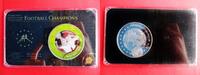 Fussball Europameisterschaft große Medaille Prestige-Edition Football Champions EM Sieger 1972 - 1980 - 1996 Deutschland PP in Blister