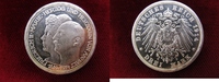 Anhalt 3 Mark Silberhochzeit Herzog Friedrich II. Herzogin Marie 1889-1914 - J.24 - selten