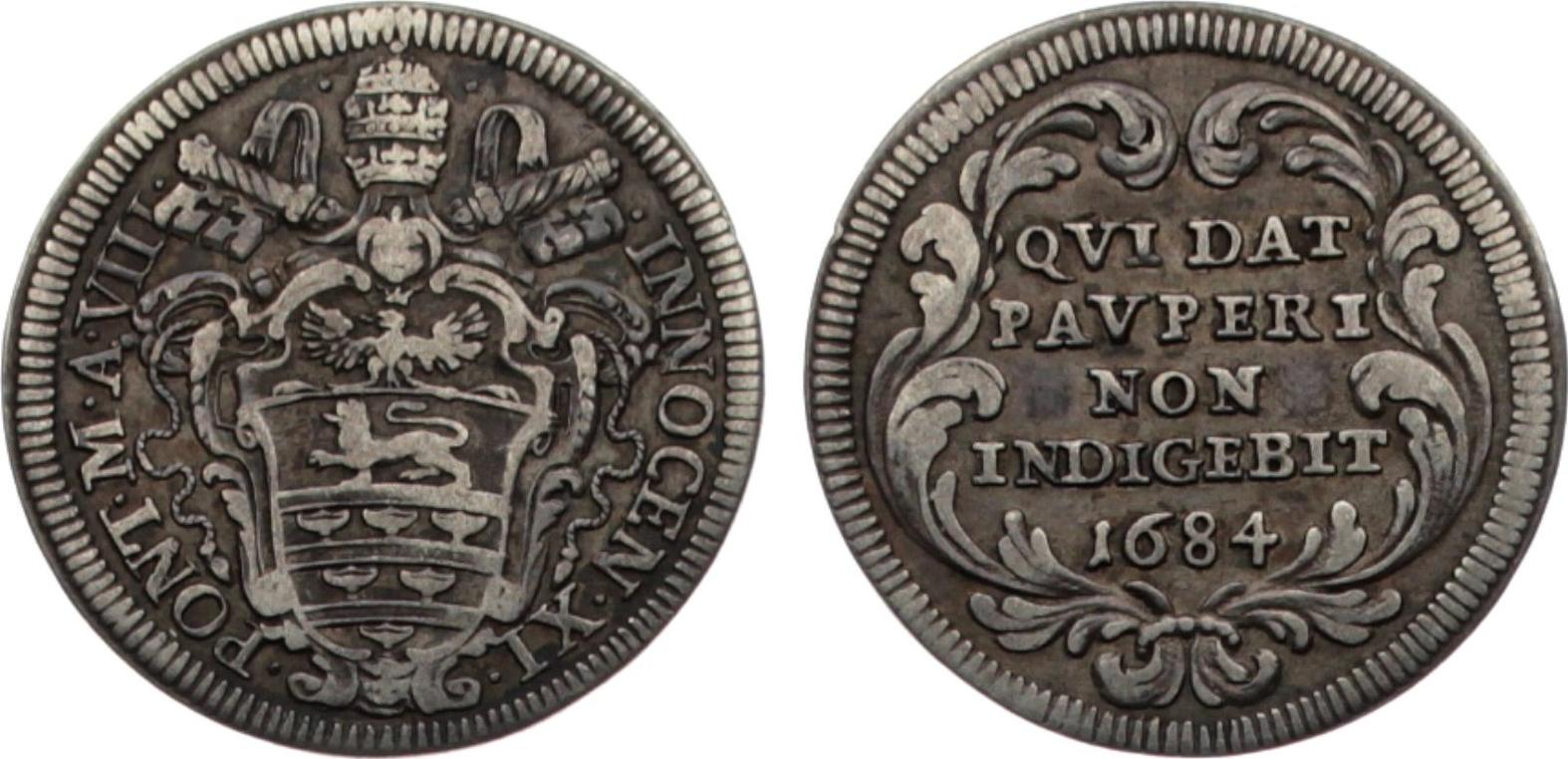 ItalienKirchenstaat Giulio 1684 Innocent XI. 16761689. sehr schön