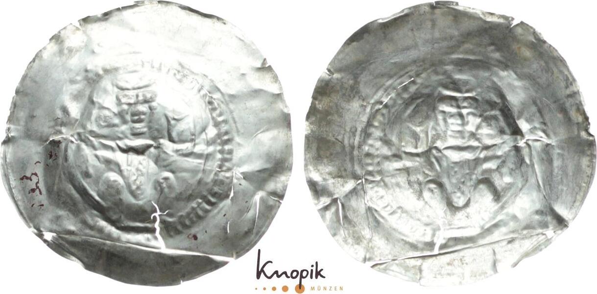 Mainz, Erzbistum Brakteat Siegfried III. von Eppstein 12301249