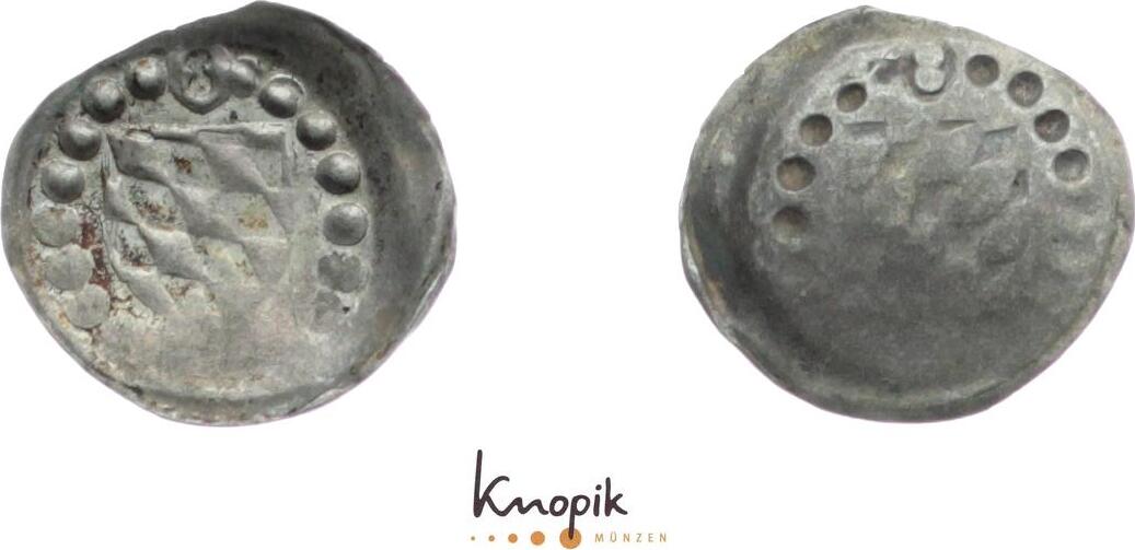 PfalzMosbach Schüsselpfennig Otto I. 14101461. kl. Prägeschwäche