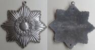 Schützenmedaillen Tragbare versilberte Bronzemedaille 1894 Komotau
