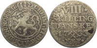 Norwegen 8 Skilling Christian VI. 1730-1746. -