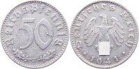 Drittes Reich 50 Reichspfennig Kursmünzen 1933-1945.