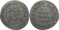 Sachsen-Albertinische Linie 1/12 Taler Johann Georg III. 1680-1691.