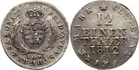 Sachsen-Albertinische Linie 1/12 Taler Friedrich August I. 1806-1827.