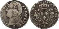 Frankreich 1/10 d'écu au bandeau 1 Ludwig XV. 1715-1774. -