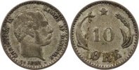 Dänemark 10 Öre 1 Christian IX. 1863-1906.