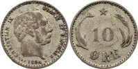 Dänemark 10 Öre 1 Christian IX. 1863-1906. -