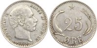 Dänemark 25 Öre 1 Christian IX. 1863-1906.