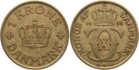 Dänemark Krone Christian X. 1912-1947. -
