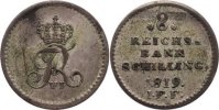 Schleswig-Holstein, Königliche Linie 8 Reichsbankschilling Friedrich VI. von Dänemark 1808-1839. -