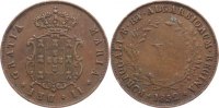 Portugal Cu 5 Reis Maria II. 1826-1828 / 1834-1853.