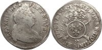 Frankreich 1/2 Ecu aux insignes Ludwig XIV. 1643-1715. -