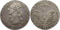Frankreich 1/5 Écu 1 Ludwig XVI. 1774-1793.