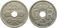 Dänemark 25 Öre 1 Christian X. 1912-1947. -