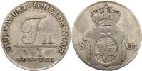 Württemberg 6 Kreuzer Friedrich II. 1797-1805.