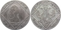 Brandenburg-Ansbach 20 Kreuzer Christian Friedrich Karl Alexander 1757-1791. -