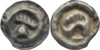 Hohnstein Hohlpfennig Zeit der Hohlpfennige ca. 1335-1400.