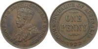 Australien Penny George V. 1910-1936. -